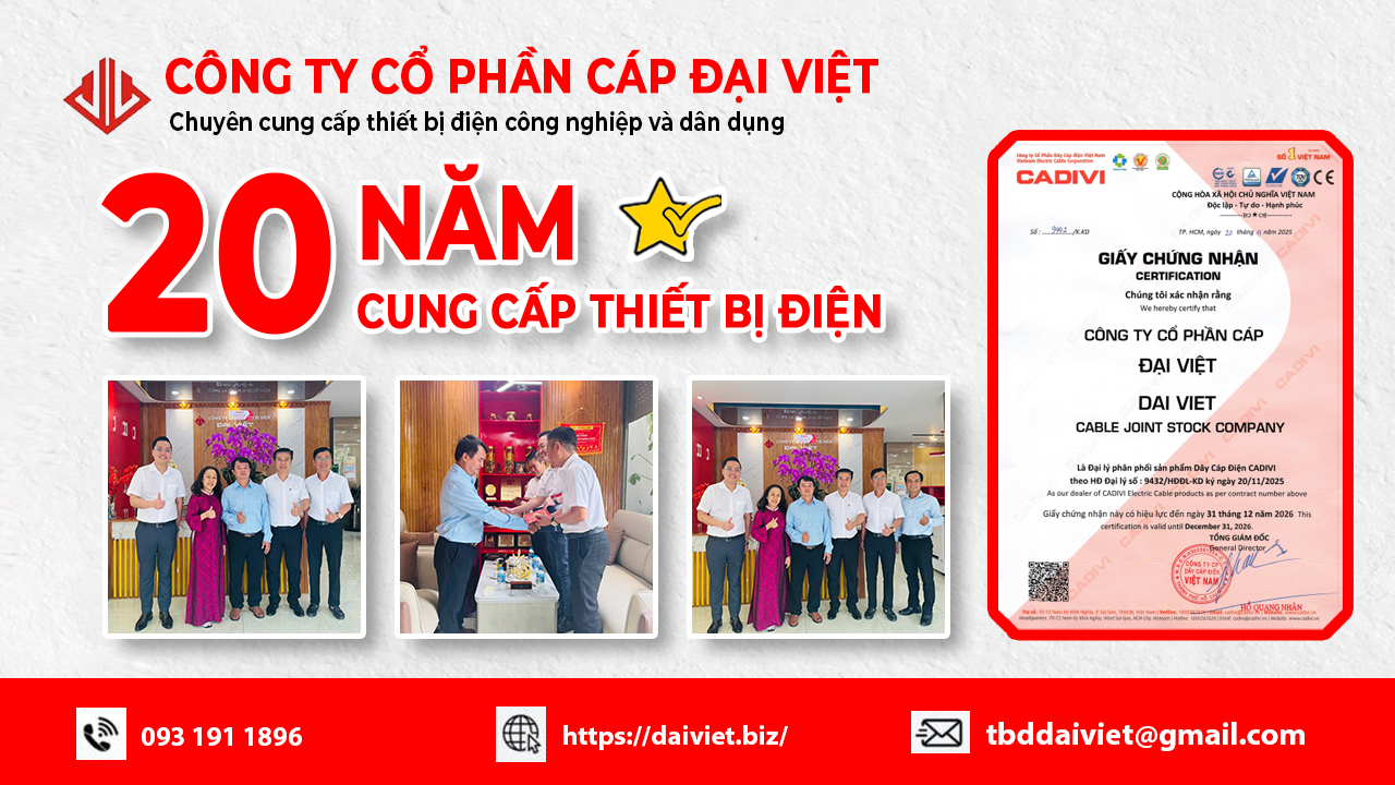 Banner Công Ty Cổ Phần Cáp Đại Việt