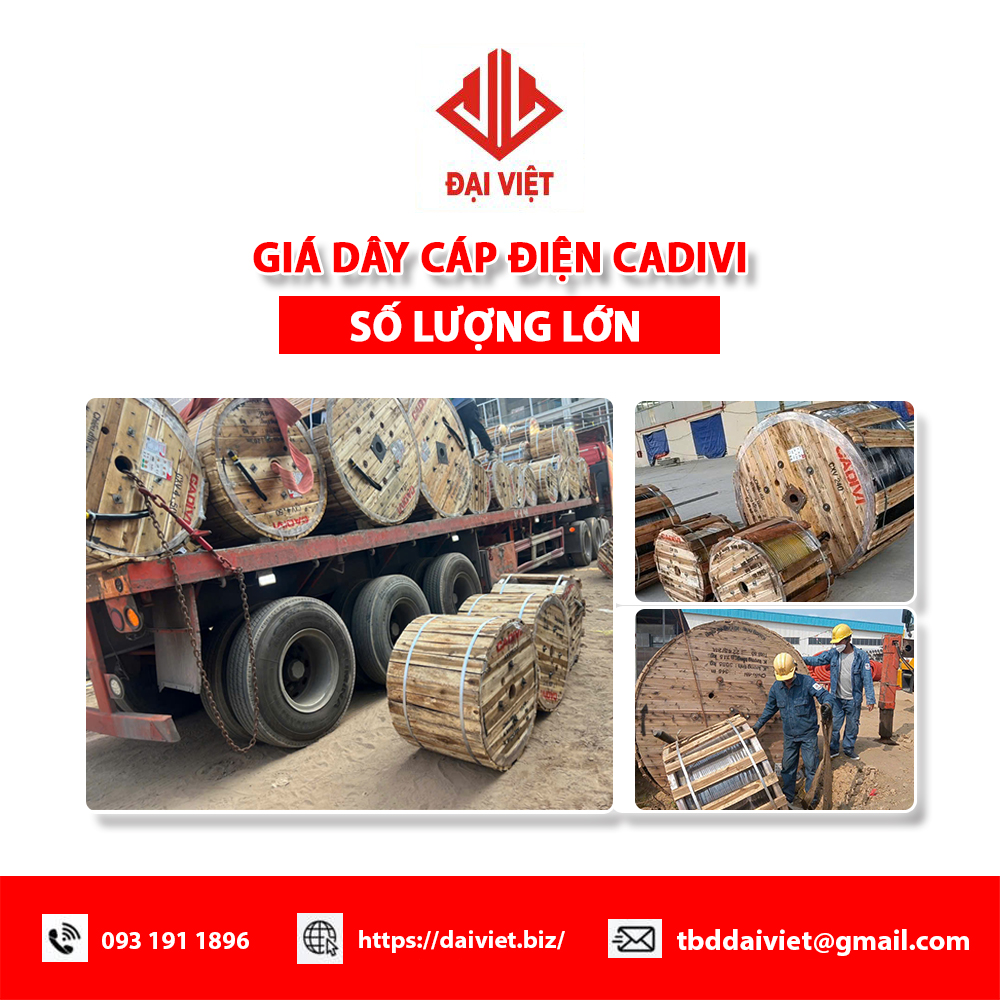 Giá dây cáp CADIVI số lượng lớn